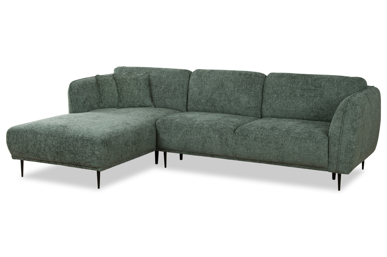 Ecksofa Kelmis links Ottomane 80 cm 673 Gr n Ecksofa Kelmis links Ottomane 80 cm 673 Gr n