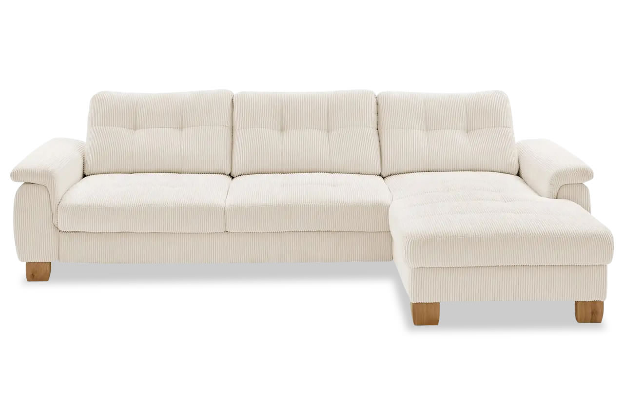 pp la19101 landart ewian ecksofa rechts cord natur frontansicht