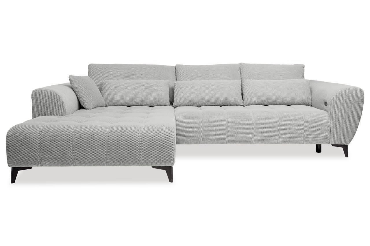 garay ecksofa variante links stoff onega 08 silber frontansicht