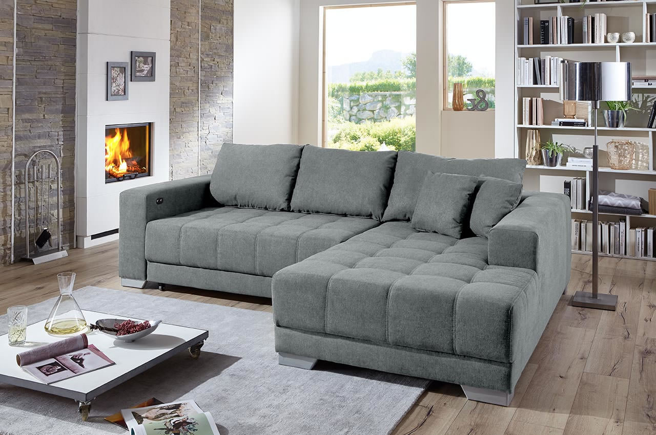 iwaniccy merlin ecksofa rechts stoff aragon 93 grau milieubild