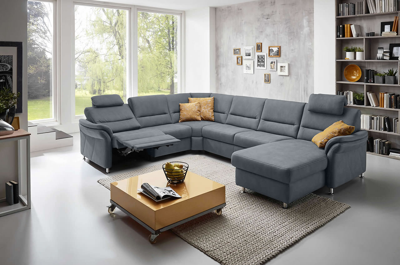 ze em16033 wohnlandschaft variante links stoff mammut steel milieubild relaxsitz