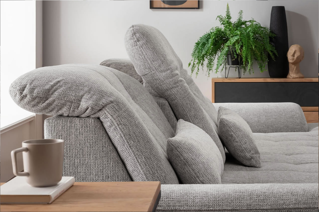 benformato ecksofa rigatti links corto 9753 silber milieu kopfteil detailbild benformato ecksofa rigatti links corto 9753 silber milieu kopfteil detailbild
