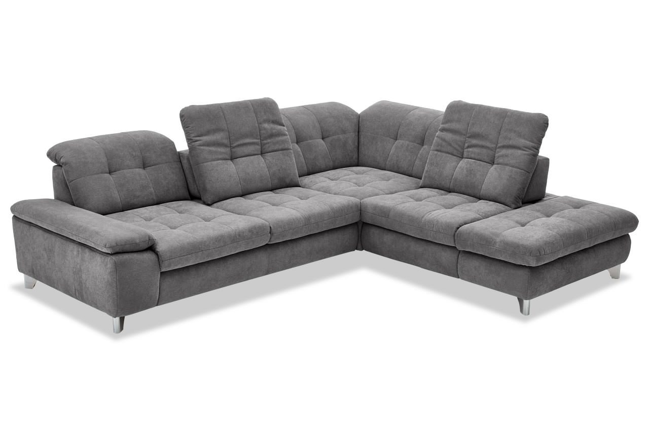 mp in18012 ecksofa rechts stoff belle grau kopfteilverstellung mp in18012 ecksofa rechts stoff belle grau kopfteilverstellung