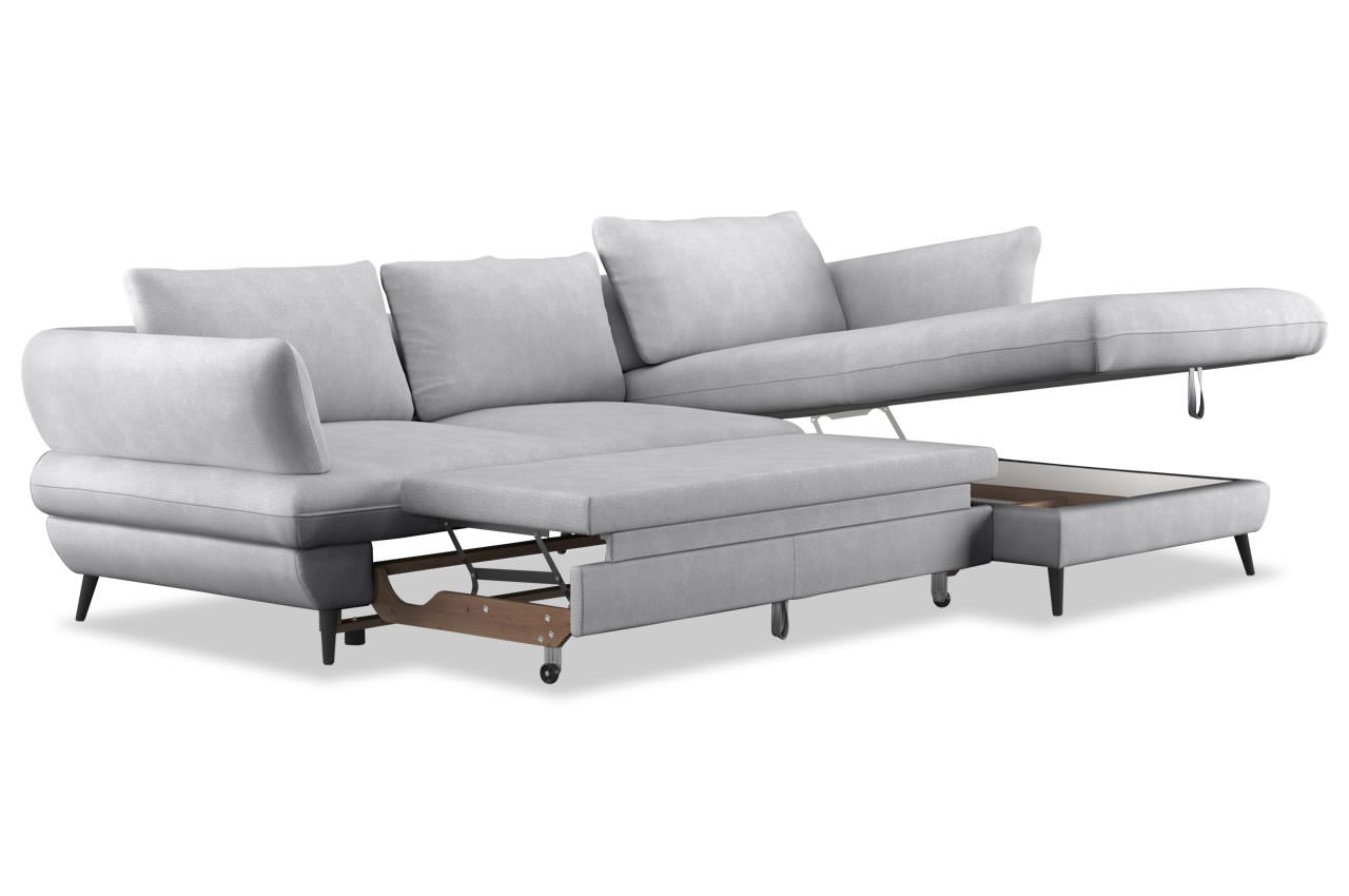 balou cotta ecksofa rechts stoff new york g002 hellgrau mit schlaffunktion und bettkasten balou cotta ecksofa rechts stoff new york g002 hellgrau mit schlaffunktion und bettkasten