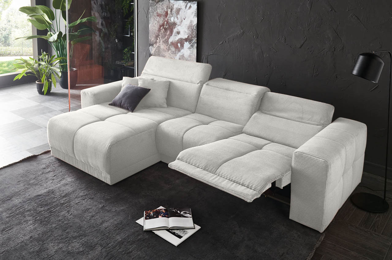 toni ecksofa links cord hydra 04 taupe ambiente elektrischer relaxsitz