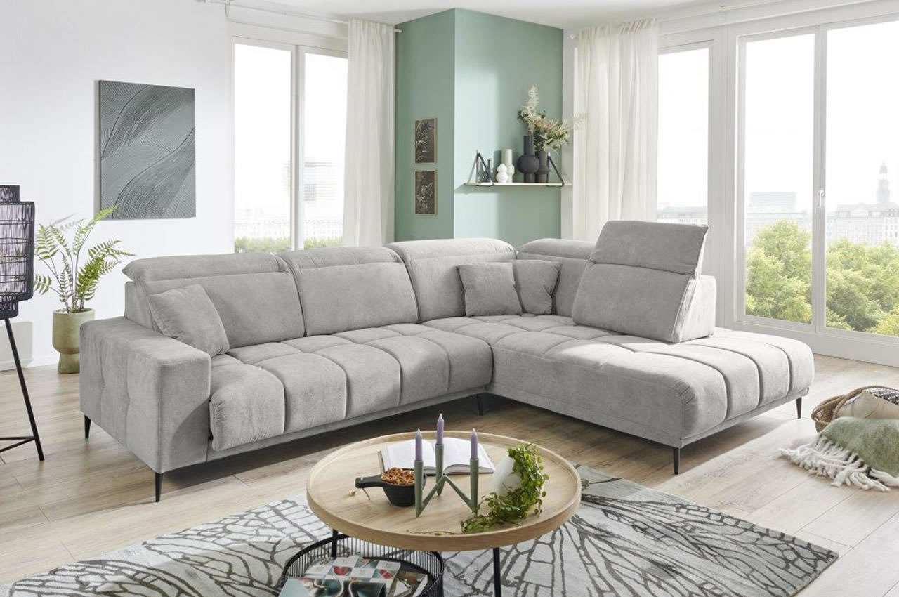 livorno ecksofa mit ottomane rechts aragon 80 silber milieubild livorno ecksofa mit ottomane rechts aragon 80 silber milieubild