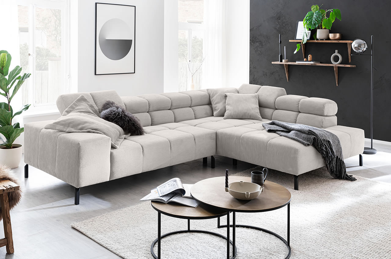 wilson mega ecksofa rechts cordstoff hellgrau ambiente wilson mega ecksofa rechts cordstoff hellgrau ambiente