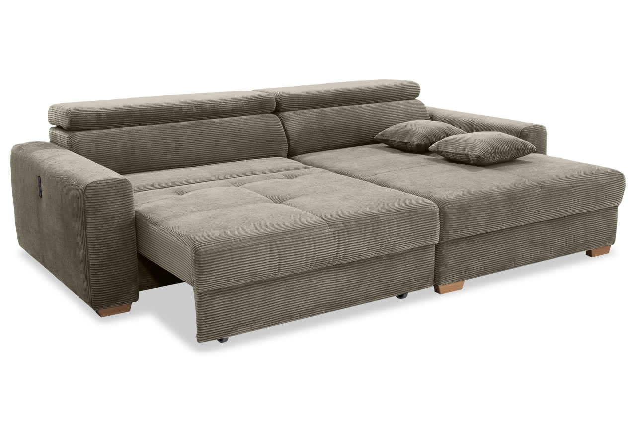 slider ecksofa variante rechts 426 18 taupe schlaffunktion