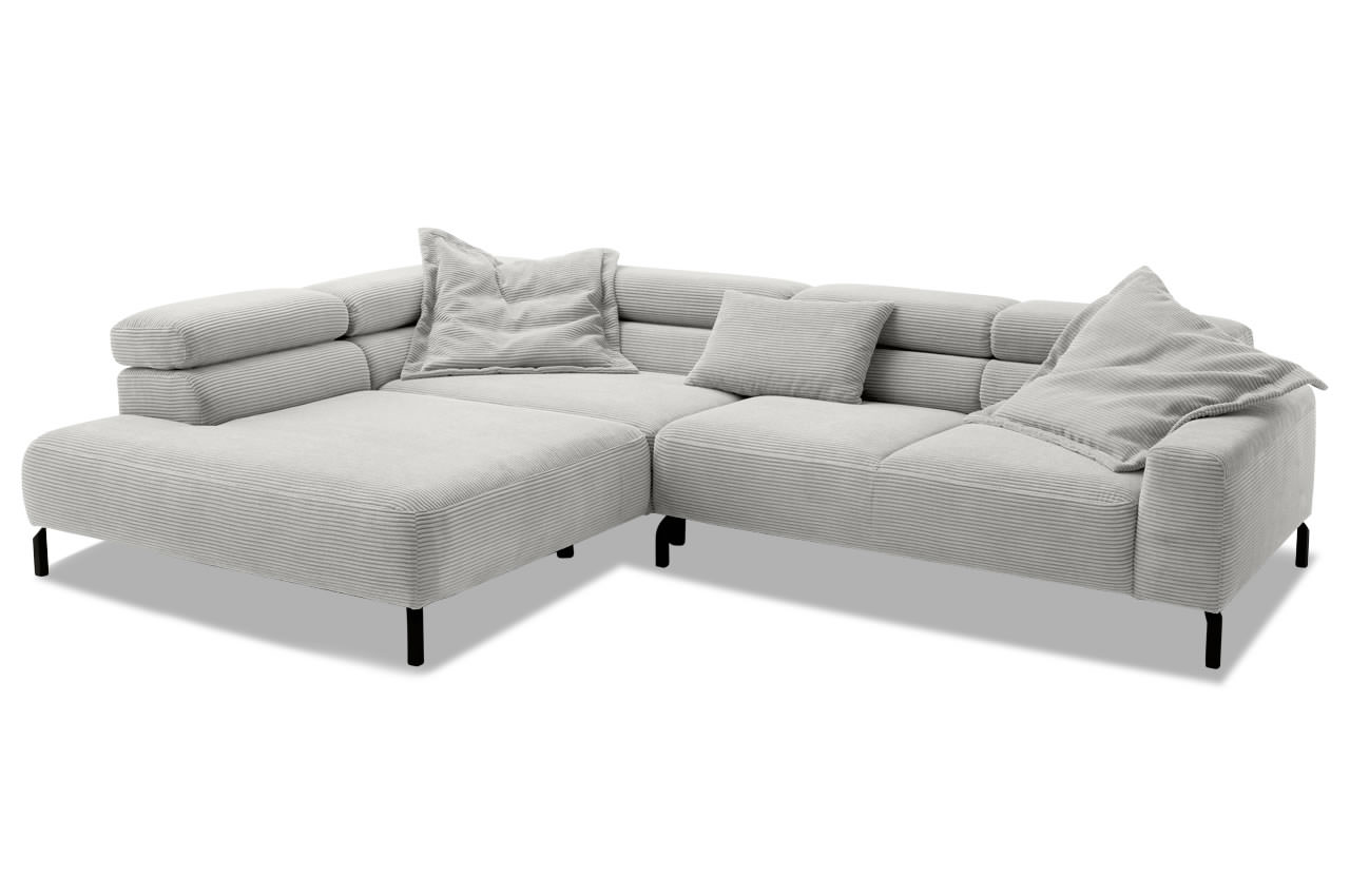 Feincord Silber