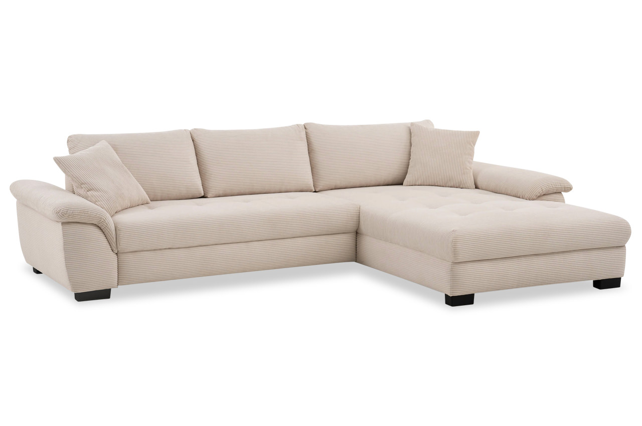dario ecksofa recamiere rechts cord stripes 8622 creme dario ecksofa recamiere rechts cord stripes 8622 creme