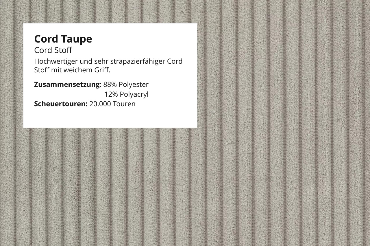 Cord Taupe