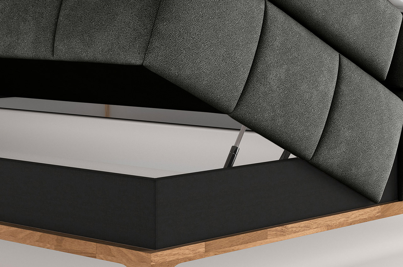 moonshot 2 cotta boxspringbett stoff orlando c010 coal detailbild bettkasten