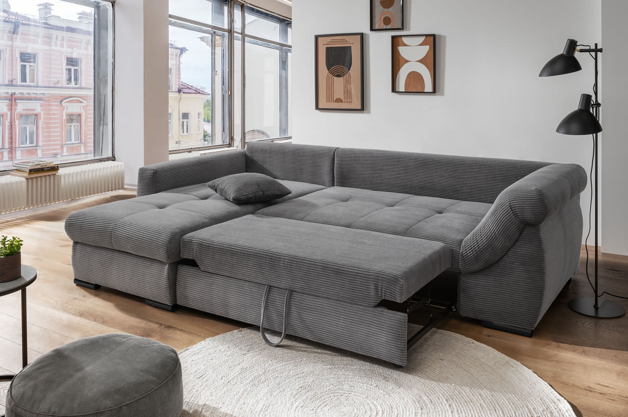 benformato federico ecksofa links cordstoff 4801 grau milieu schlaffunktion benformato federico ecksofa links cordstoff 4801 grau milieu schlaffunktion
