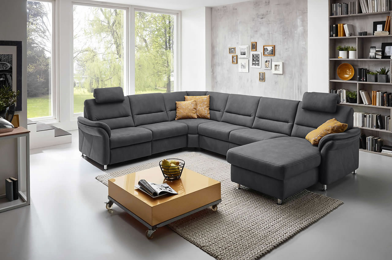 ze em16033 wohnlandschaft variante links stoff mammut grau milieubild ze em16033 wohnlandschaft variante links stoff mammut grau milieubild
