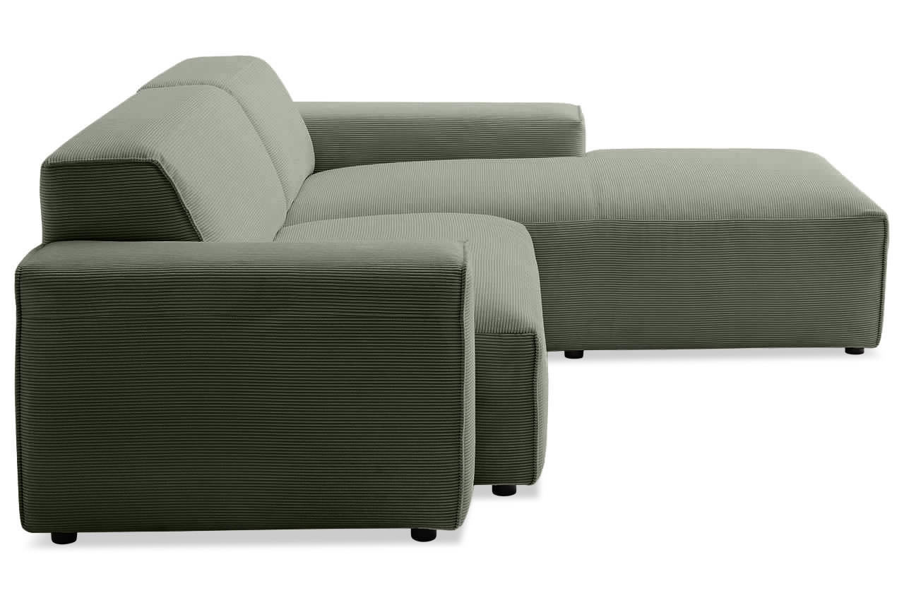 eastport ecksofa 1 5 sitzer variante rechts feincord oliv seitenansicht eastport ecksofa 1 5 sitzer variante rechts feincord oliv seitenansicht