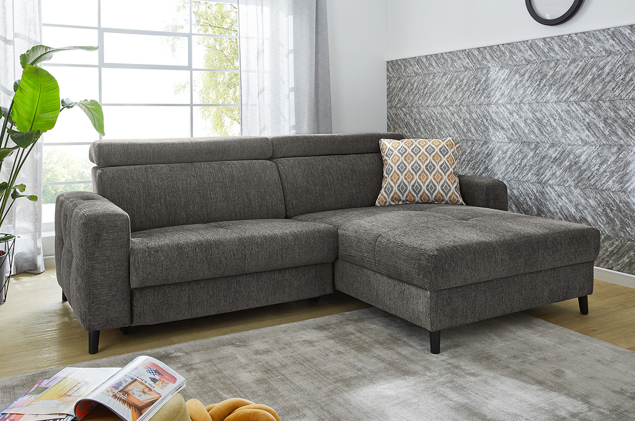 ecksofa doppio rechts stoff 444 09 grau milieubild