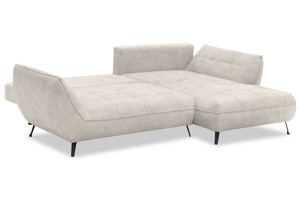 samoa ecksofa rechts stoff flow 02 hellbraun schlaffunktion Flow 03