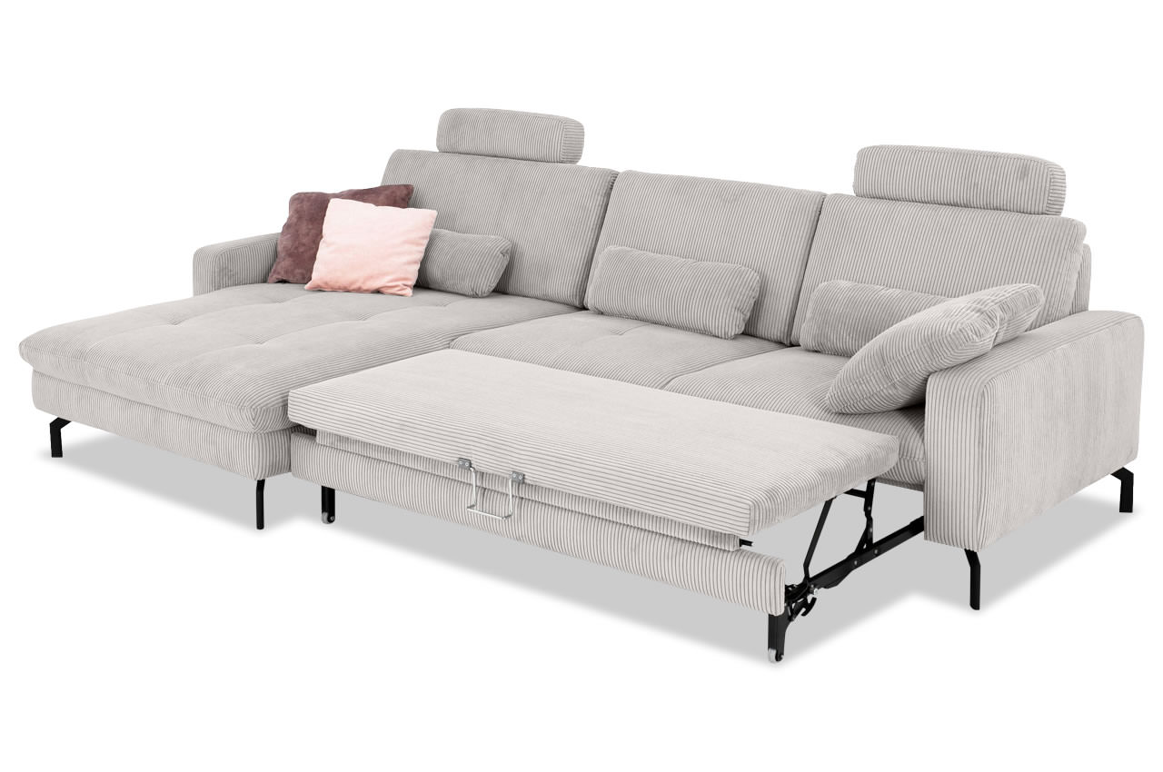 mp in20110 ecksofa links cord ecru schlaffunktion