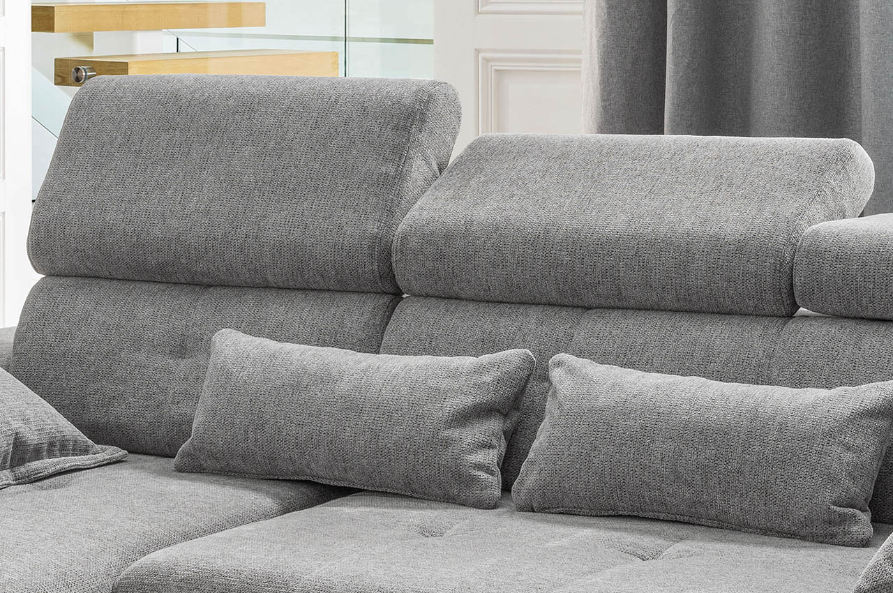 neapel ecksofa links corto 9751 grau milieu detailbild kopfteilverstellung neapel ecksofa links corto 9751 grau milieu detailbild kopfteilverstellung
