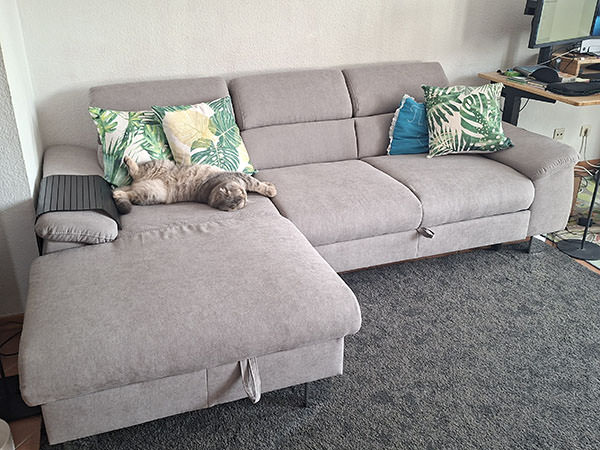 Kundenbild Ecksofa Micky REC COT26 LL F190BB