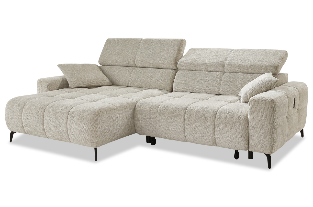 Ecksofa Racer links mit elektrischer Verstellung Ecksofa Racer links mit elektrischer Verstellung