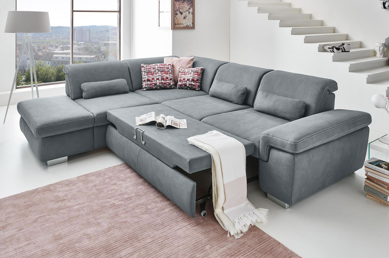 mp in17041 arvend ecksofa links mammut steel milieu schlaffunktion