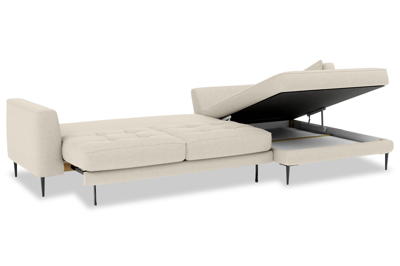 luzi ecksofa rechts joiz c13041 beige bettfunktion