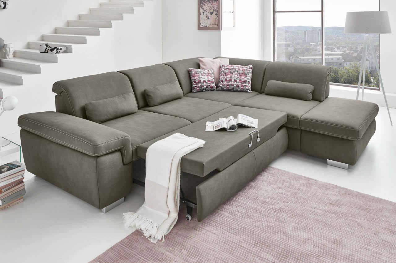mp in17041 arvend ecksofa rechts mammut stone milieu schlaffunktion