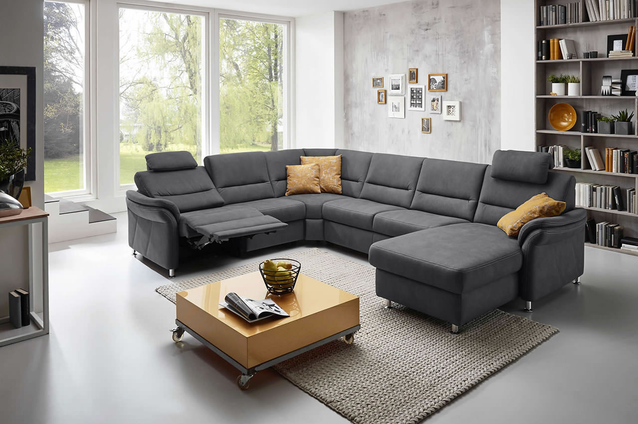 ze em16033 wohnlandschaft variante links stoff mammut grau milieubild relaxsitz ze em16033 wohnlandschaft variante links stoff mammut grau milieubild relaxsitz