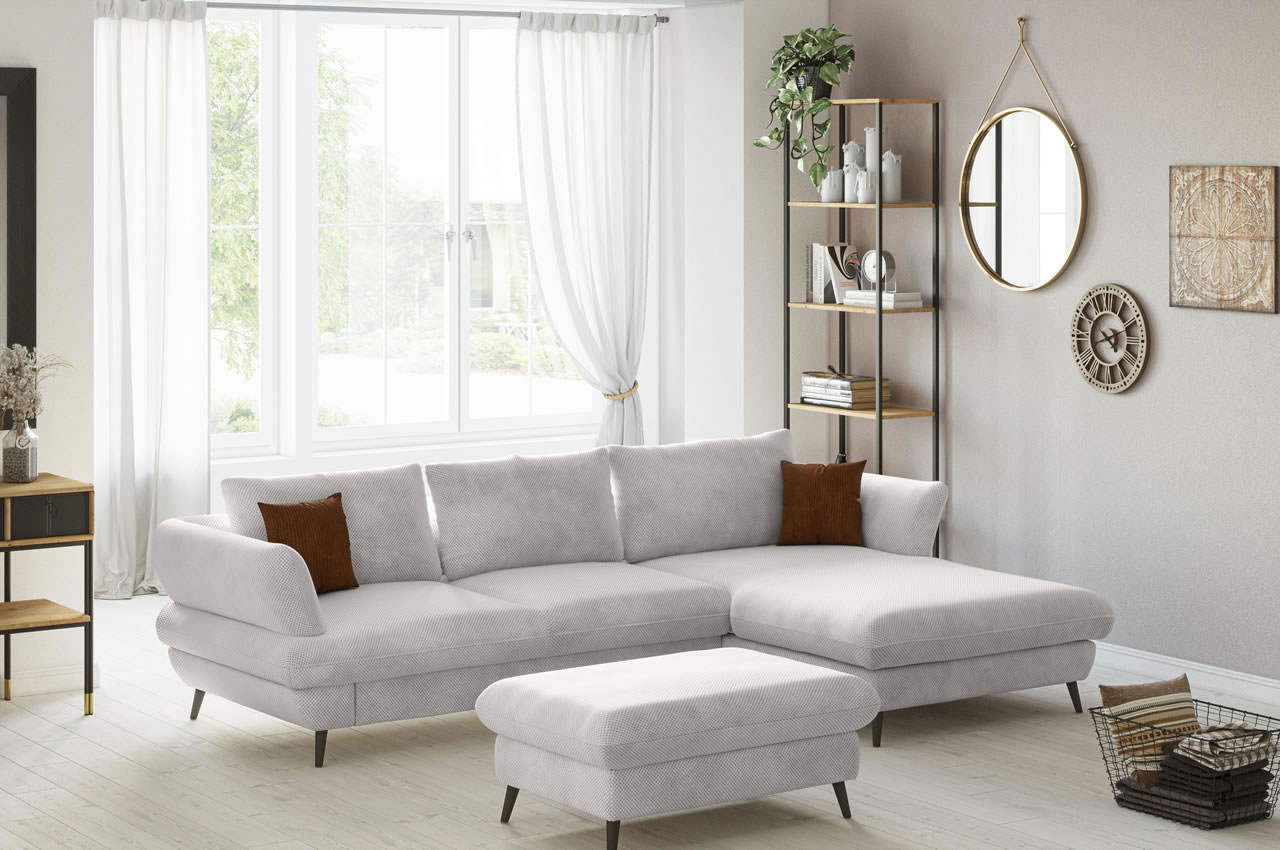 balou cotta ecksofa rechts stoff miracle c272 natural milieubild