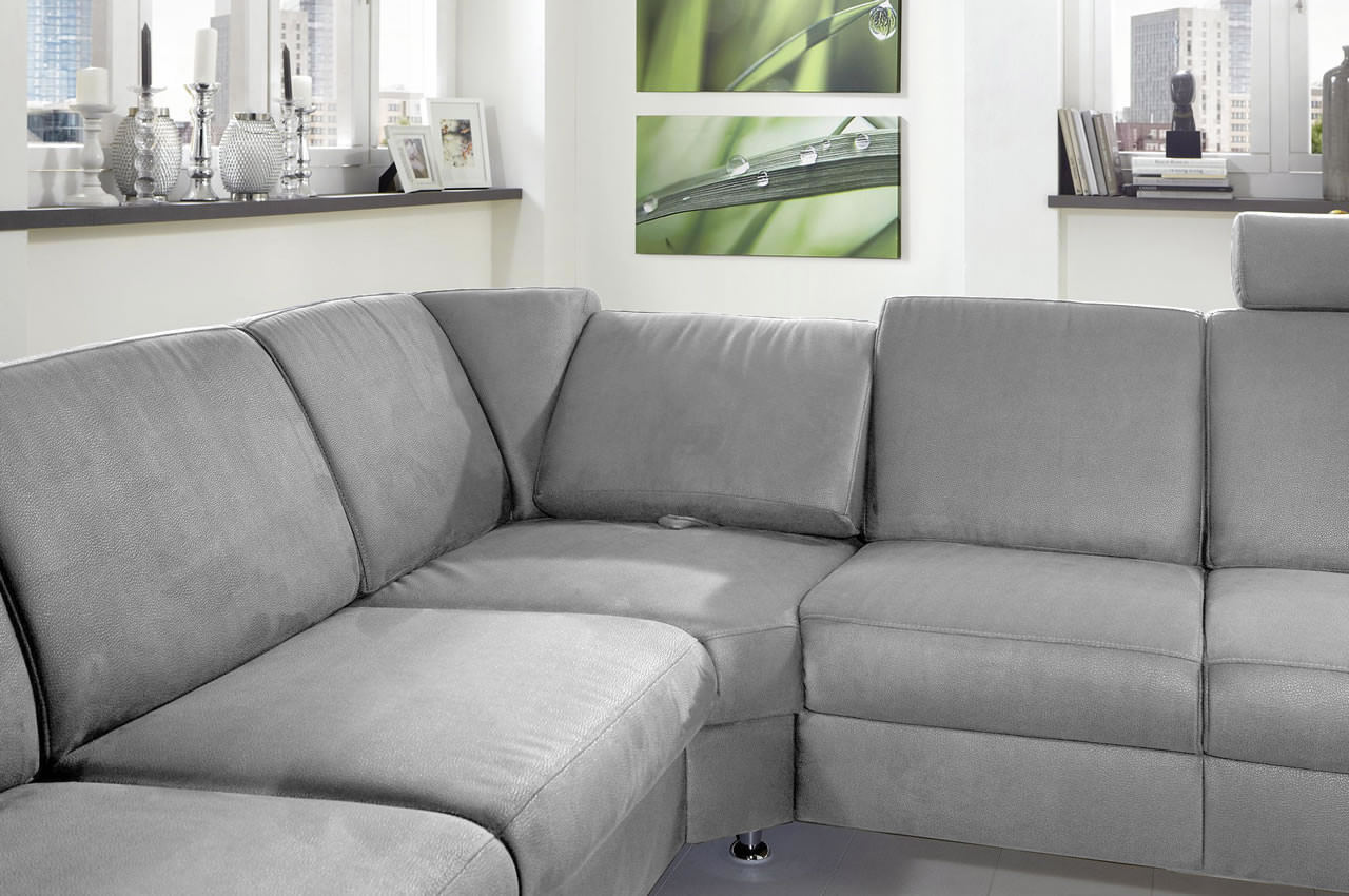 ze em05003 ecksofa links stoff holiday farbe grau milieubild relaxfunktion detailbild ze em05003 ecksofa links stoff holiday farbe grau milieubild relaxfunktion detailbild