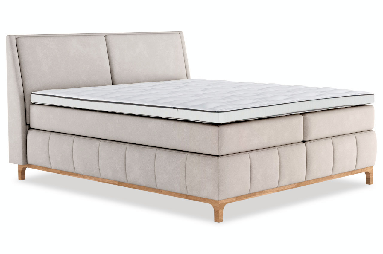 moonshot 1 boxspringbett stoff indy f221 hellgrau