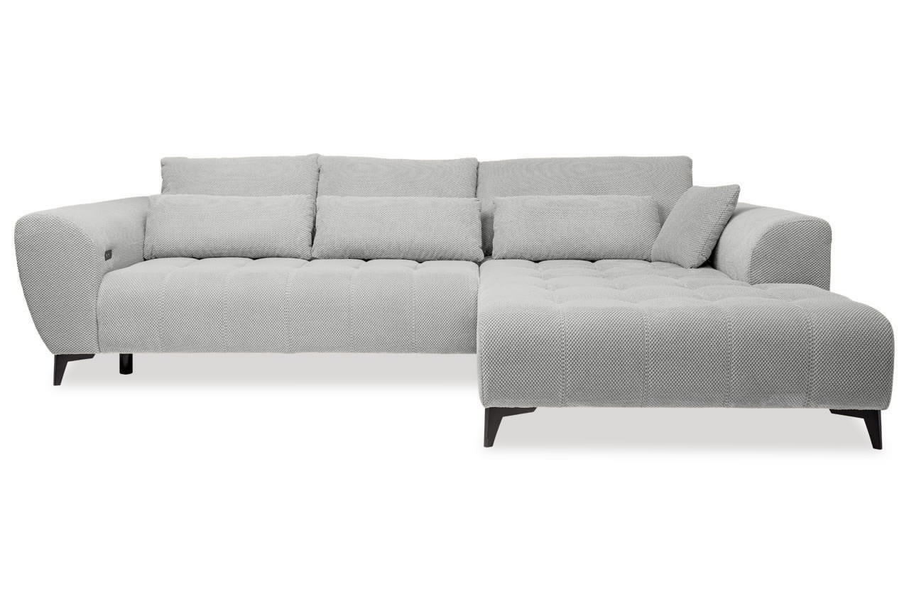 garay ecksofa variante rechts stoff onega 08 silber frontansicht
