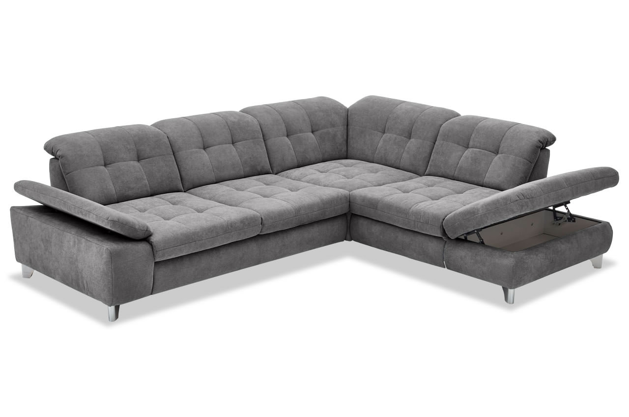 mp in18012 ecksofa rechts stoff belle grau bettkasten mp in18012 ecksofa rechts stoff belle grau bettkasten