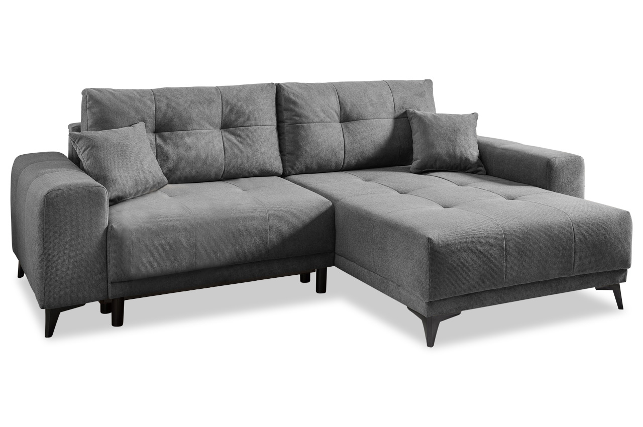 Benformato Ecksofa Appassito rechts mit Schlaffunktion