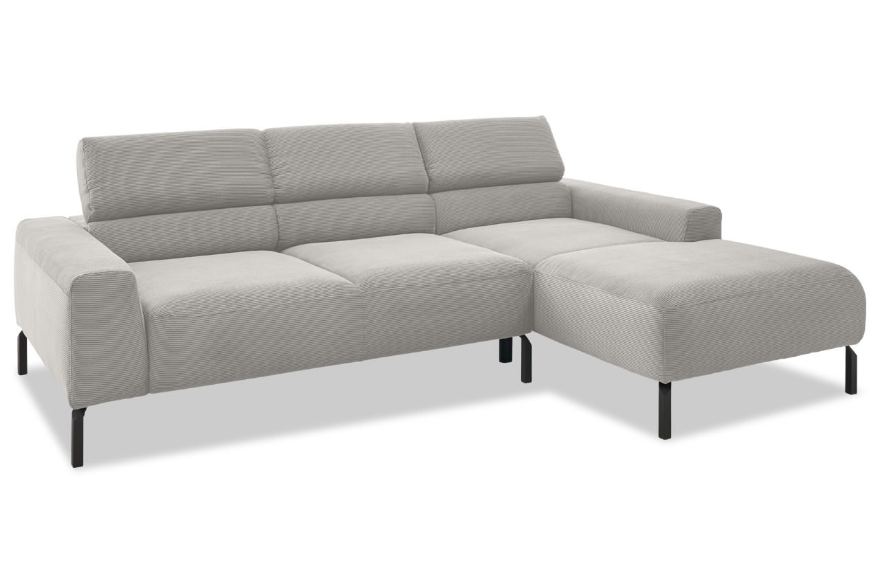 Feincord Silber