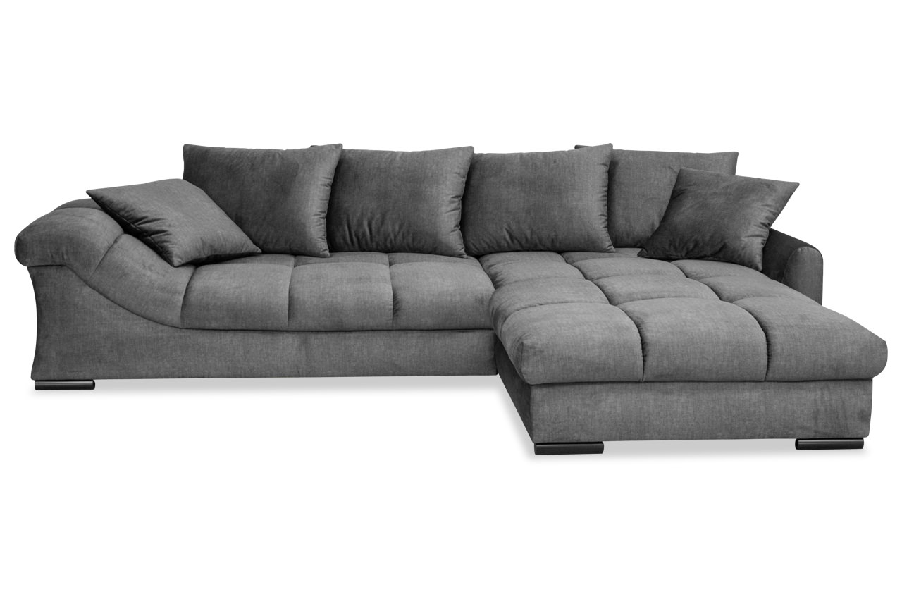 ecksofa apollo rechts stoff dolce 16 graphit frontansicht
