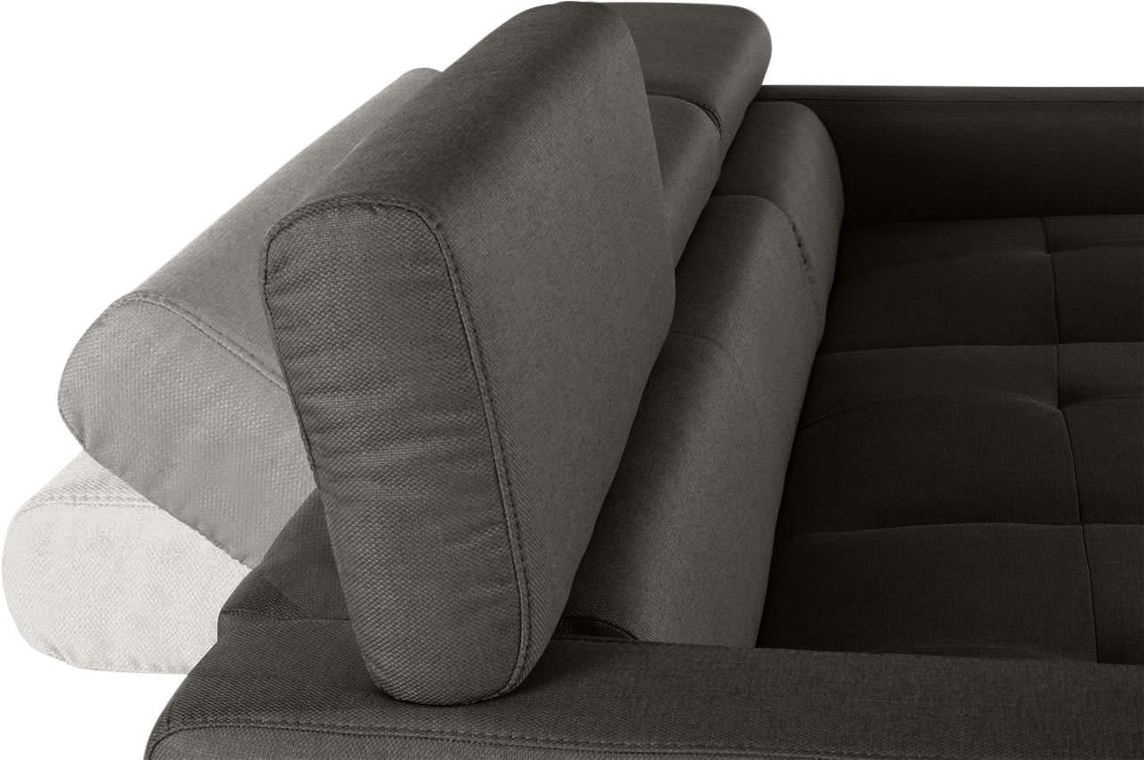 Sammy ecksofa recamiere rechts all sense f180 mud detailbild kopfteilverstellung Sammy ecksofa recamiere rechts all sense f180 mud detailbild kopfteilverstellung