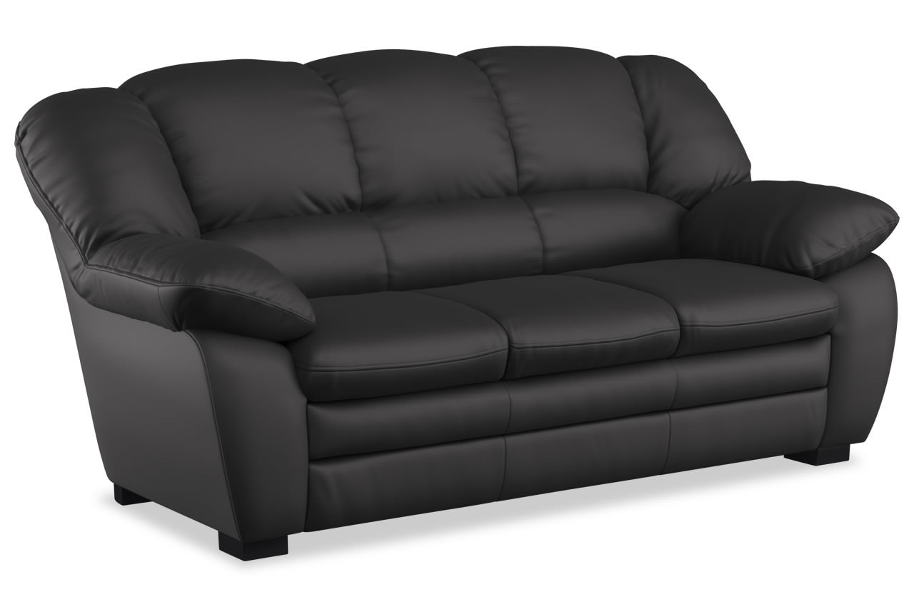 Kunstleder D209 Schwarz