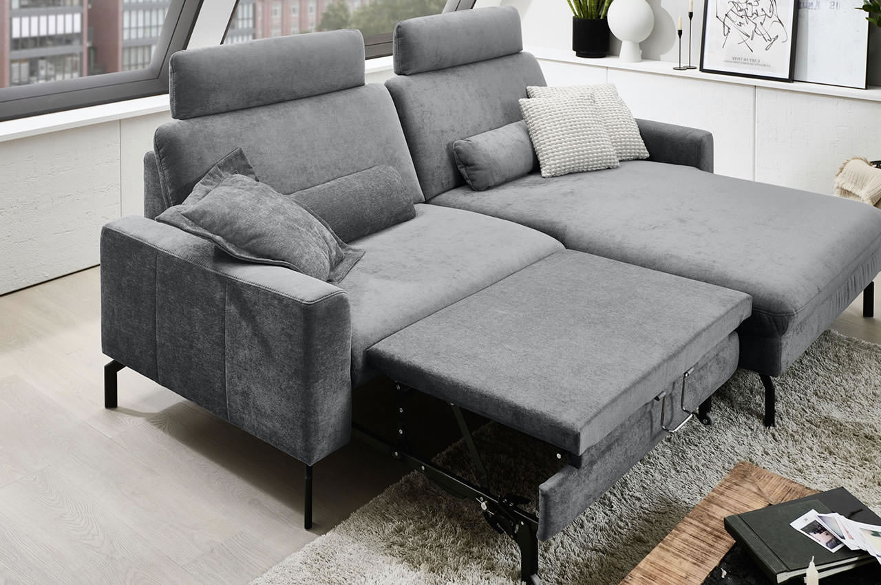 ze em20028 ecksofa rechts stoff santos anthrazit milieubild mit schlaffunktion ze em20028 ecksofa rechts stoff santos anthrazit milieubild mit schlaffunktion