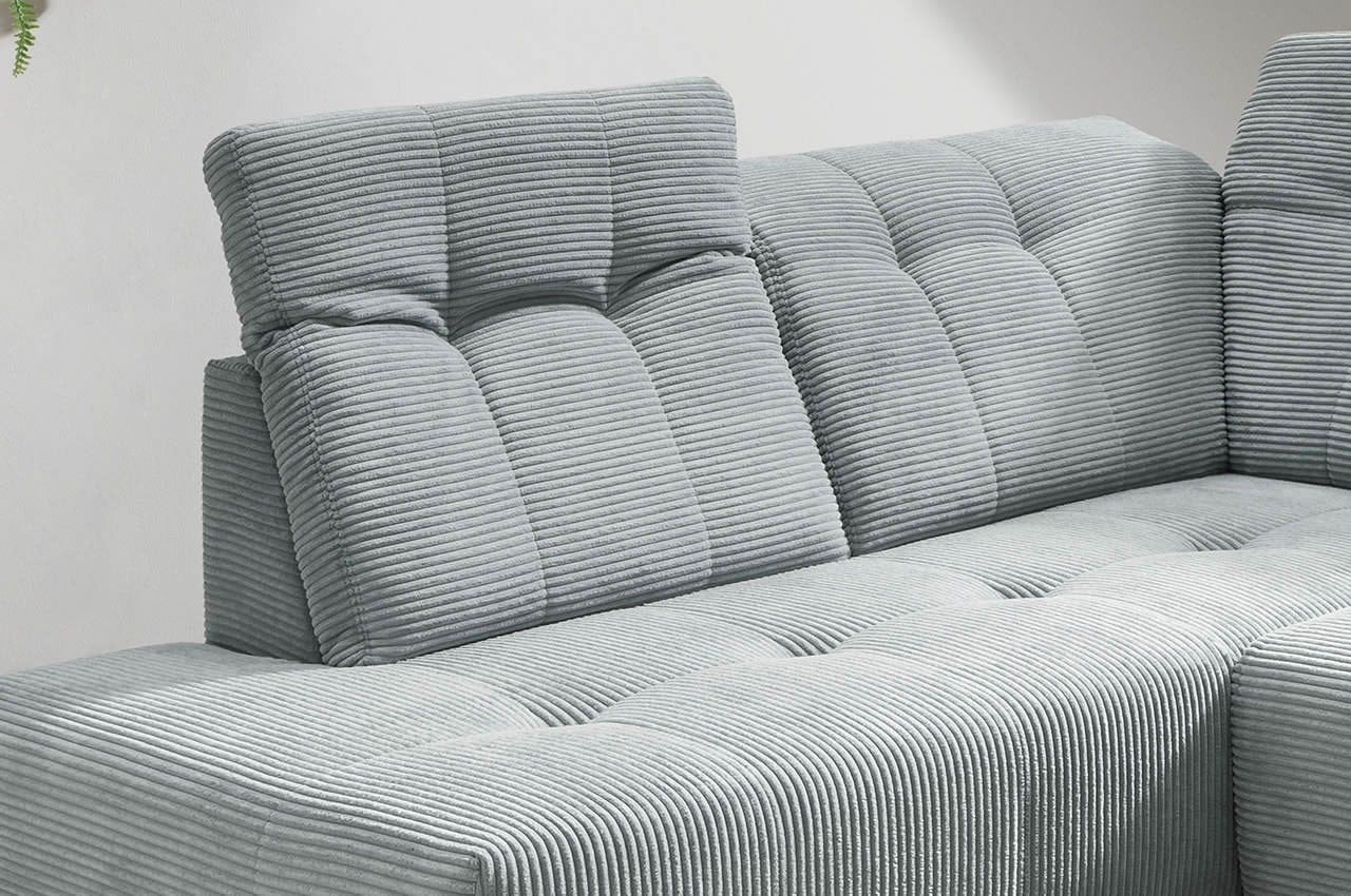 benformato fiore ecksofa links cord 4803 aqua detailbild kopfteilverstellung benformato fiore ecksofa links cord 4803 aqua detailbild kopfteilverstellung