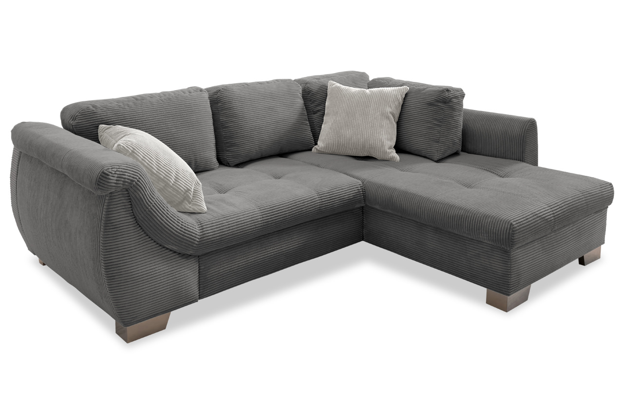 flora ecksofa rechts 4801 cord grau zierkissen 4802 cord silber flora ecksofa rechts 4801 cord grau zierkissen 4802 cord silber