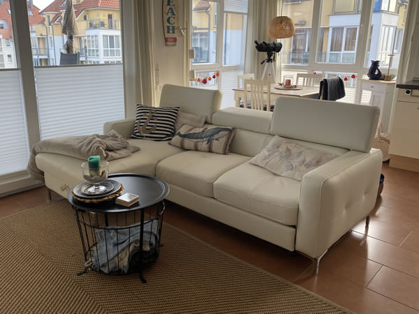 Kundenbild Ecksofa Sammy REC Leder COT07 LL M9013B