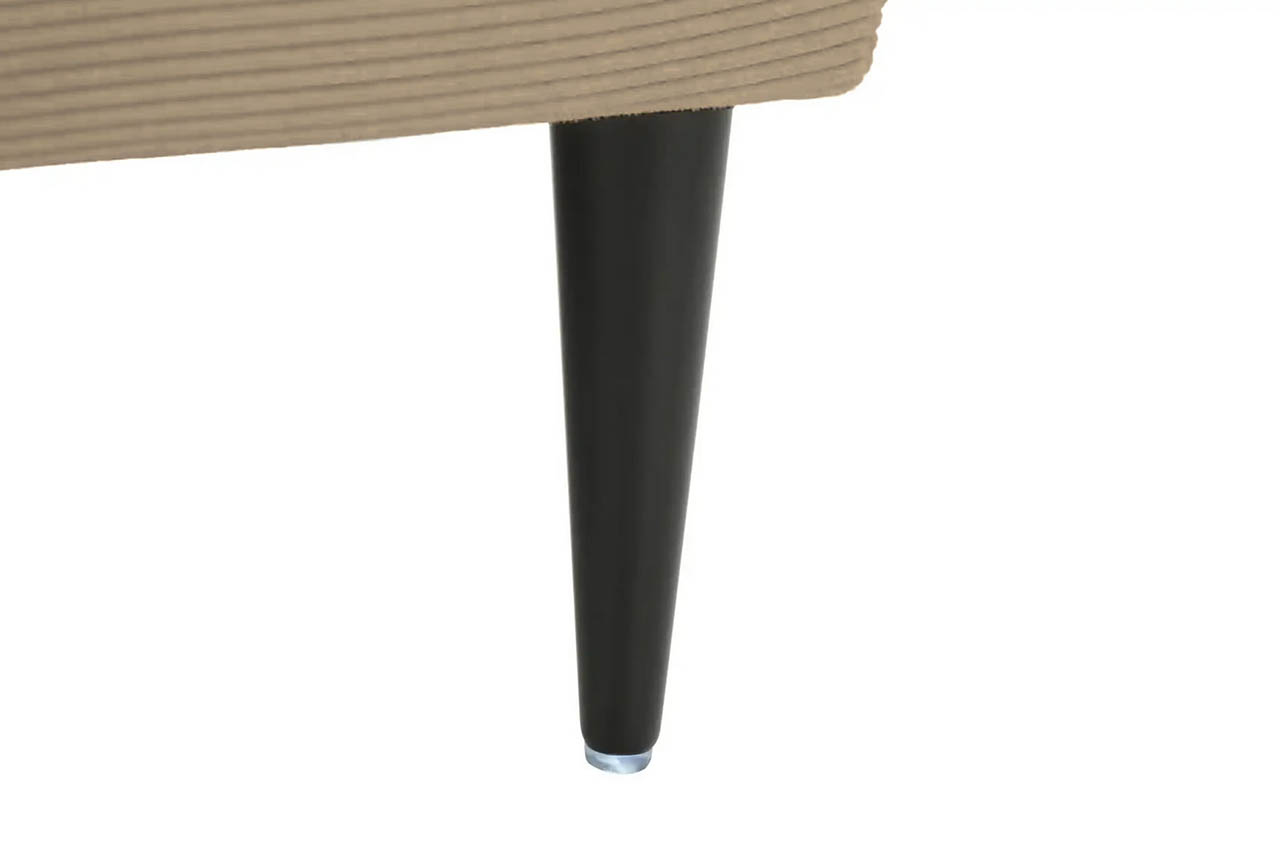 ecksofa maison cord stripes 03 taupe detailbild fuss ecksofa maison cord stripes 03 taupe detailbild fuss