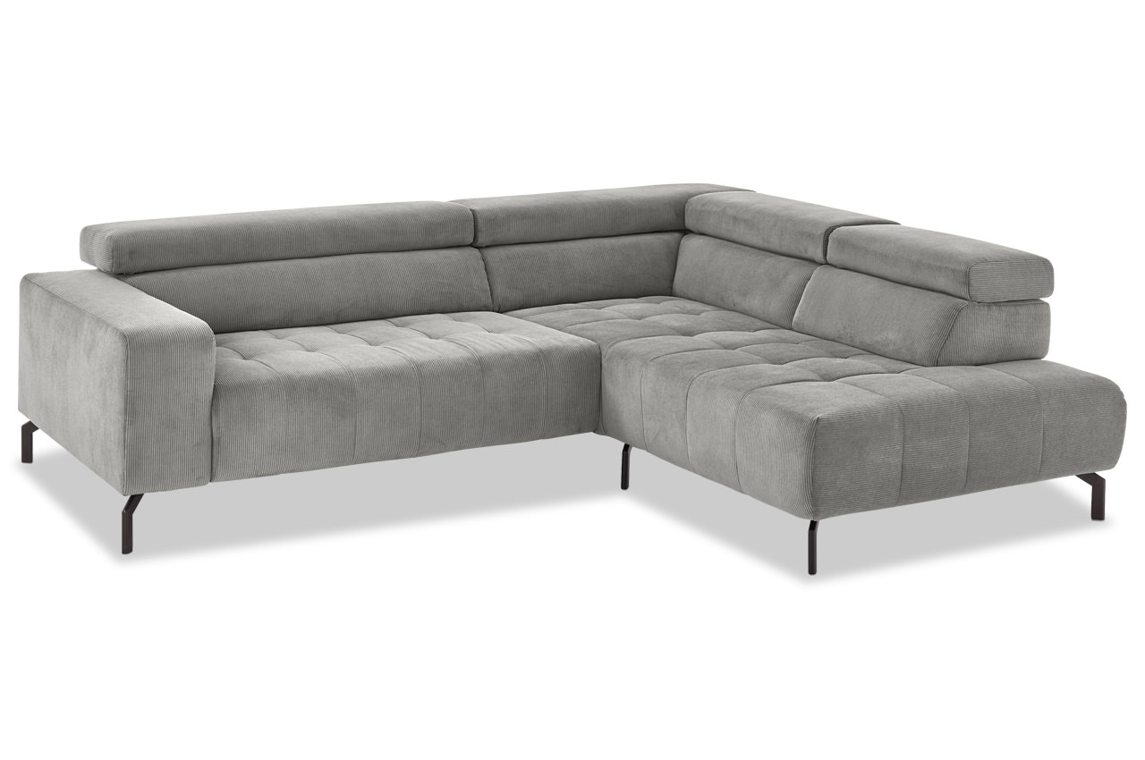 Feincord 16493 Grau
