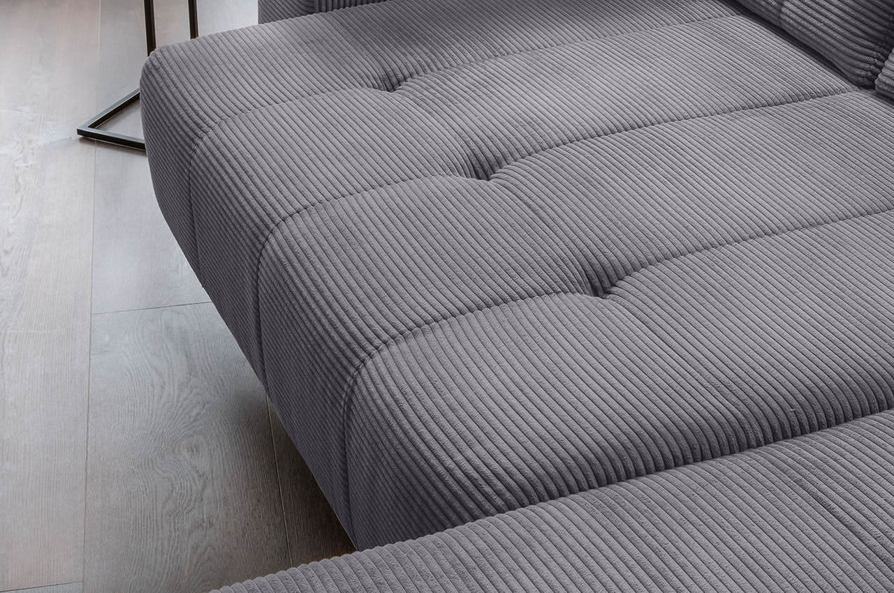benformato fiore ecksofa rechts cord 4801 grau detailbild sitzverstellung
