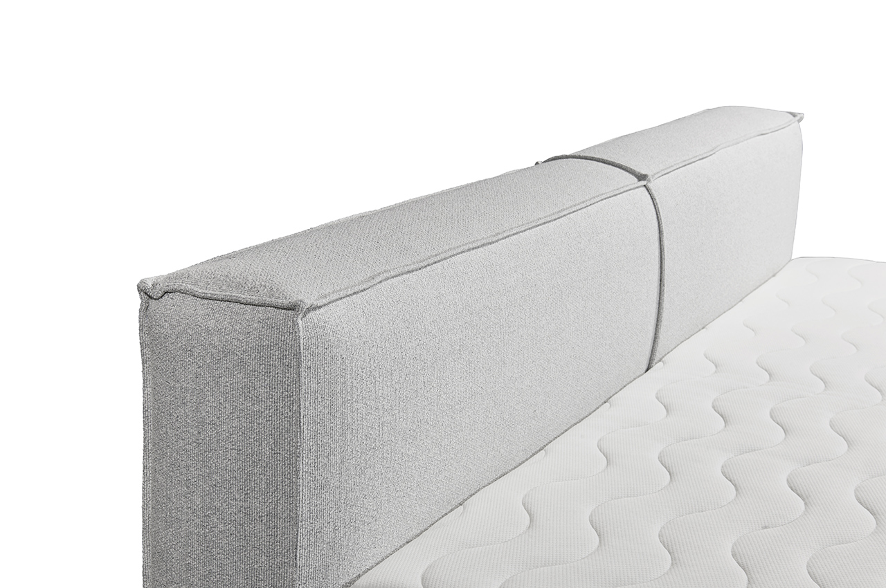 sandon boxspringbett pixie 03 silber detailbild kopfteil sandon boxspringbett pixie 03 silber detailbild kopfteil