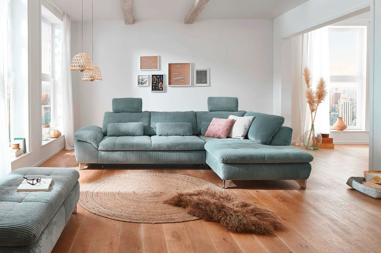 IN14007 Chatelet Cord Aqua Rechts 4