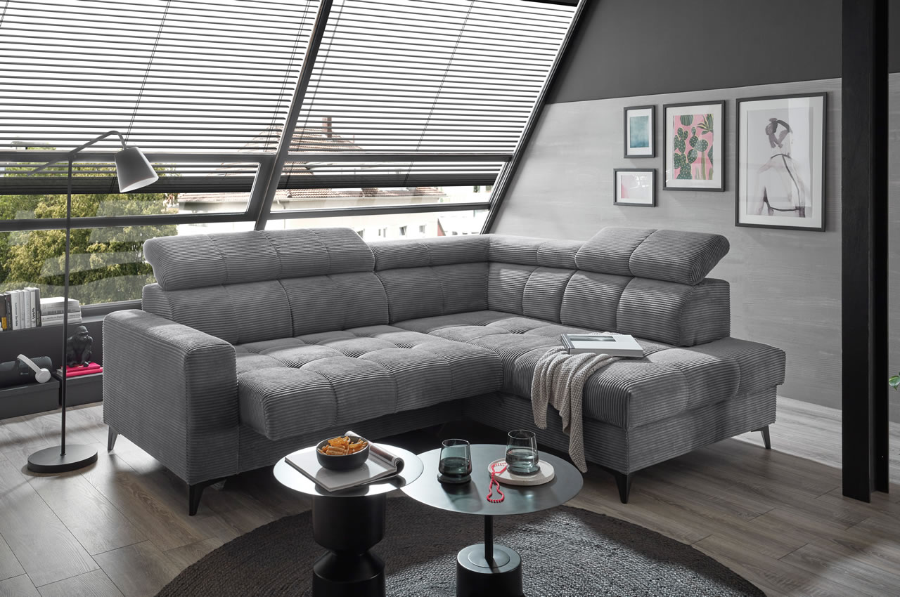 bavaro ecksofa ottomane rechts cord zoom 21 asche milieubild funktionen