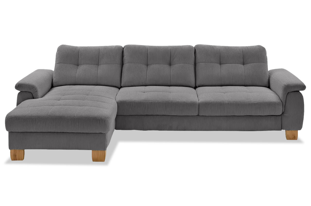 pp la19101 landart ewian ecksofa links cord anthrazit frontansicht